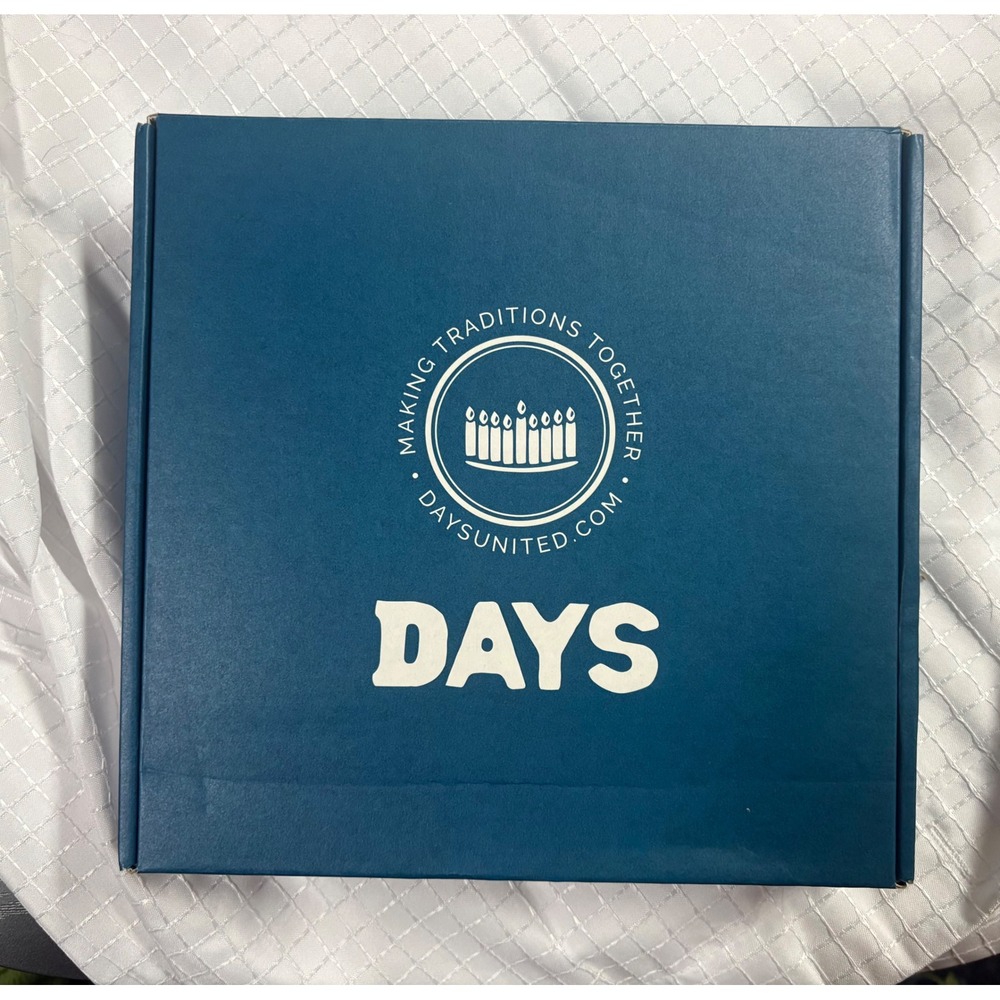 Days United Hanukkah Celebration Box Kids‎ Holiday Craft Kit Menorah Dreidel DIY